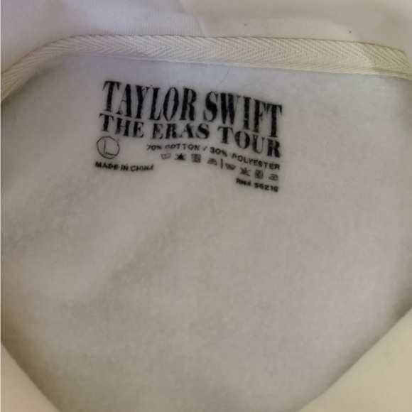 Taylor Swift The Eras Tour White Hoodie - Picture 2 of 3